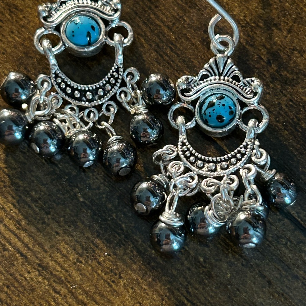 Silver Turquoise earrings